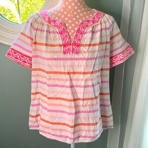 Vineyard Vines Boho Top Size L